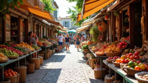 Les marchés de l'île d'Oléron : produits frais et artisanat local